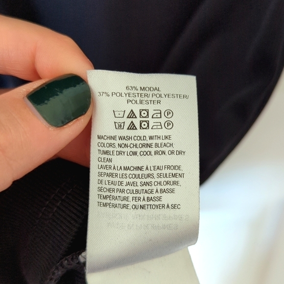 Lucky Brand Retro Ribbed Button Front V-neck Sleeveless Mini Dress Dark Gray S - Picture 6 of 10